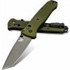 Benchmade 537GY-1 Bailout vreckový taktický nôž 8,5 cm, zelená, hilník