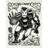 Komár Plagát Marvel Iron Man Lino-Cut 30 x 40 cm