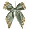 EUROFIRANY VIANOČNÁ DEKORÁCIA BOW SADA 12KS 11X2X11 CM VIACFAREBNÁ