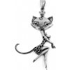 BRUNO Prívesok MAČKA z chirurgickej ocele S1275
