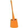Spirella WC kefa MOVE s plastovou nádobou oranžová