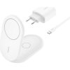 Belkin Boost Charge 2-in-1 Magnetic Foldable Wireless Charger with Qi2 15W + 36W Charger - White