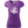 Lokomotíva lano - Dámske tričko Pure - 3XL ( Fialová )