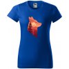 Handel Tričko - Volanie lesa Farba: kráľovská modrá, Veľkosť: 2XL, Strih trička: dámsky