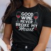 Tričko s potlačou GOOD WINE Dámsky Čierna L
