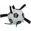Trixie FIFA 2026 měkký aportovací míč s úchyty, 12 cm, biela/čierna - LIMITOVANÁ NABÍDKA