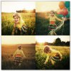 Bezstarostné spomienky Fotopanel hliníkový 15 × 15 cm