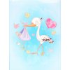 Fotoalbum 10x15 pre 200 fotiek Stork Love modrý