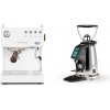 Ascaso Steel UNO PID, White&Wood + Rocket Espresso SPLUGA, chrome
