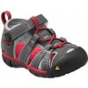 KEEN Seacamp II CNX INF magnet/racing red US 4 / EU 19,0 / UK 3 / 11,5 cm; Šedá sandály