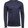 TEE JAYS TJ530 INTERLOCK / Pánske tričko s dlhým rukávom - navy XXL