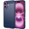 Techsuit Carbon Silicone kryt na iPhone 16 Plus – modrý