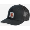 Šiltovka Carhartt Twill Mesh-Back Logo Patch Cap - black