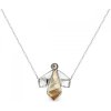 Náhrdelník zlatý so Swarovski Elements Falena NKF47313GSC Gold Shadow