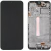 LCD displej + Dotyková plocha + Rám Samsung A256 Galaxy A25 Black Original (Service Pack)