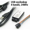 SL-USB8CH logický analyzátor a USB osciloskop - 8 kanálov, 24MHz