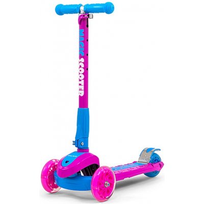 Detská kolobežka Milly Mally Magic Scooter pink-blue