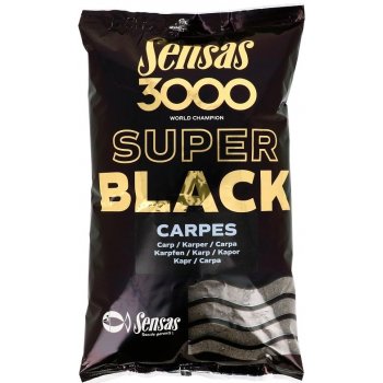 Sensas 3000 Krmivo Super Black kapor-čierne 1kg