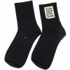 Dámske čierne ponožky TICK/TOCK