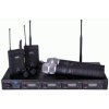 AZUSA Mikrofon bezdrôtový PLL-400 UHF 4-kan(2+2)