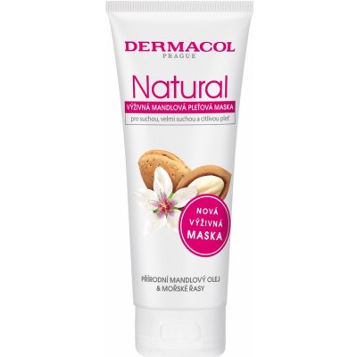 Dermacol Natural výživná mandlová pleťová maska 100 ml