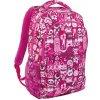 Školský batoh MILAN s 2 zipsami Hey Girl pink 21l
