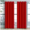 Mondo Italia Hotový záves na kruhoch Heaven červený Červená 140x160 cm