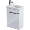 Oristo Silver Uni umývadlo so skrinkou 40 cm biela OR33-ZD1D-40-1-C
