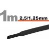 SOLEX Zmršťovacia trubička 2,5mm/1,5mm DRS2,5-1,25/BK čierna