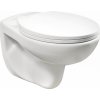 Novoterm Doris WC misa závesná RimFree 54,5 x 35,5 cm s voľne padajúcim sedátkom