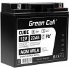 Green Cell bezúdržbová batéria AGM VRLA 12V 22Ah / pre lode | invalidné vozíky | hračky a kolobežky (AGM54)