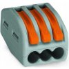 WAGO Spojovacia svorka zaklapávacia 3 vodiče 17x14,5x20,5mm