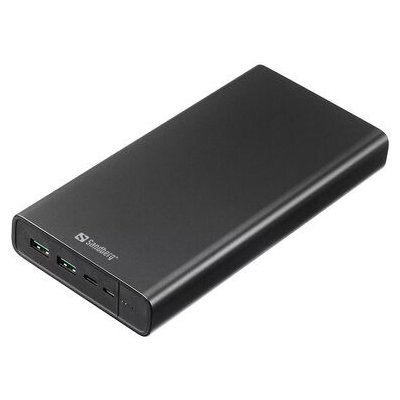 Sandberg Powerbank USB-C PD 100W 38400 mAh / max. 20V / max. 3A / 2x USB A / 1x USB-C (420-63)