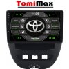 TomiMax Toyota, Citroen, Peugeot Android 13 autorádio s WIFI, GPS, USB, BT HW výbava: 4 Core 2GB+32GB LOW