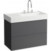 Laufen Kartell skrinka 88x45x60 cm závesné pod umývadlo sivá H4076080336421