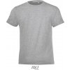 SOL´S REGENT FIT / Detské tričko - grey melange 86-94