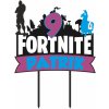 Zápich - Fortnite s menom a vekom - s paličkou - 16cm