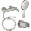 Súprava vaňová/sprchová batéria Grohe Essence 33624DC1, sprchová hlavica Grohe Rainshower 26574DC0, 27074DC0, 28362DC1