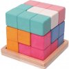 Adam Toys Drevená kocka TETRIS