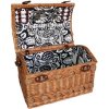 Košíkárna Piknikový kôš prútený pre 4 osoby 47x33 cm