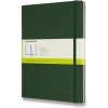 Moleskine Zápisník tvrdé dosky B5 čistý tmavo zelený