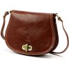 Kožená kabelka Florence hnedá