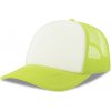 Atlantis Headwear Kšiltovka Rapper-S, 5 panelová, Trucker COT330262arj99-white/yello UNI Bílá/žlutá fluorescent