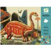DJECO Mozaikové obrázky Dinosaury