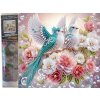 Norimpex Puzzle diamantová maľba: Vtáky na konári 30 x 40cm 1-39 dielov