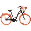 Retro bicykel GOETZE COLOURS čierno oranžový
