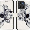 VSETKONAMOBIL 101874 ART Peňaženkový kryt pre Motorola Moto G15 / G15 Power SKULL