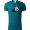 Parové tričko - Skrutka a matka - Tričko z organickej bavlny - 3XL ( Petrolejová )