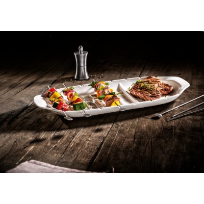 Villeroy & Boch - servírovací tanier "XL" na špízy 52x22 cm - BBQ Passion