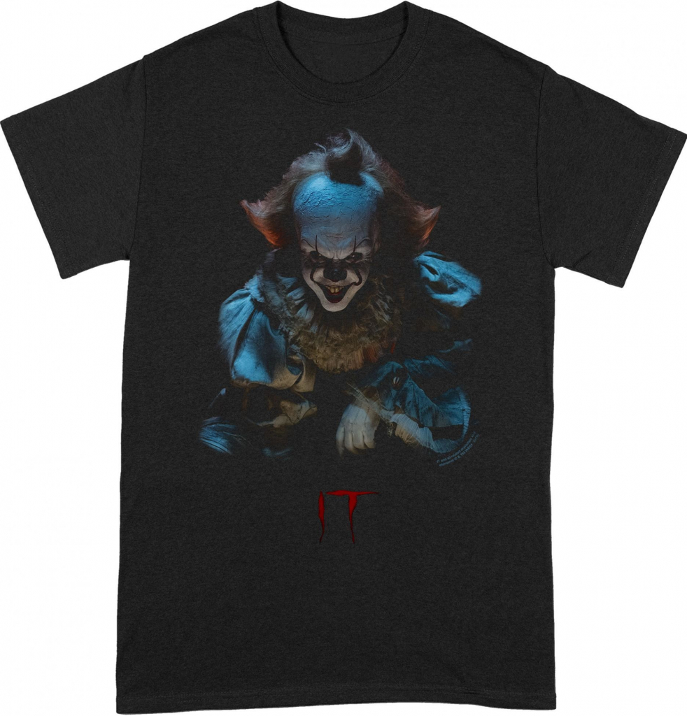 Sonstige It tričko Pennywise Grin unisex BI143 čierne